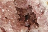 2.5" Beautiful, Pink Amethyst Geode Section - Argentina - #195358-1